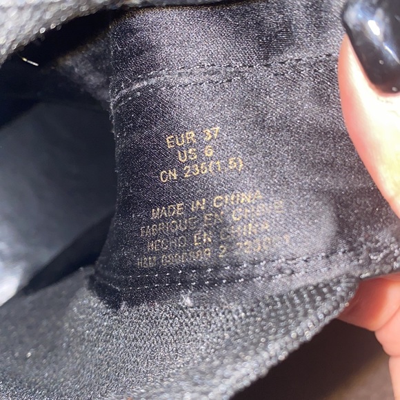 Platform Black Boots Size: 6 / 37 - Picture 3 of 6